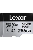 Lexar 256GB Silver Plus 205mb 4K V30 UHSI Micro SD Hafıza Kartı thumbnail 7