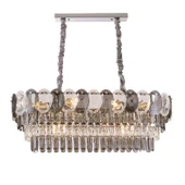 Apliqa Sento 80'Lik Yemek Masası Üstü Sıralı Kristallli Avize thumbnail 4