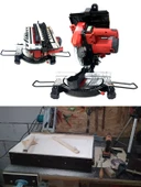 Germany Style 1200 Watt Pro 210 mm Bakır Sargı Alttan Üstten Tablalı Tezgah Üstü Gönye Kesme Makine - 2