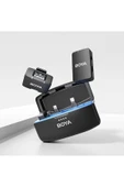 BOYA Mic All-in-one Kablosuz Ikili Yaka Mikrofonu 8gb Depolama thumbnail 7