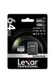 Lexar 64GB Silver Plus 205mb 4K V30 UHSI Micro SD Hafıza Kartı thumbnail 2