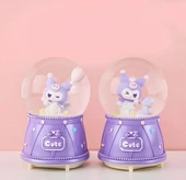 Kuromi Işıklı Müzikli Kar Küresi Orta Boy Alk3118 - 1