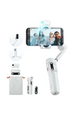 Hohem İsteady V3 Yapay Zeka Takip Sensörlü Beyaz Telefon Gimbal - 1