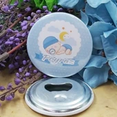 Uyuyan Bebek Konspetli Baskılı Erkek Bebek Metal Magnet (15 Adet) thumbnail 1