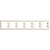 Schneider Asfora Krem Altılı Çerçeve - EPH5800623 - 1
