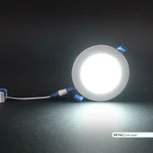 Ack 6w Beyaz Işık 6500k Slim Led Panel Yuvarlak Alüminyum AP01-00630 - 3