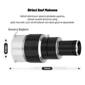 Gdx SN-02 120mm Çaplı Optik Snoot Bowens Bağlantılı 35 Desen Kartlı 5 Renkli Filtreli - 4