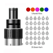 Gdx SN-02 120mm Çaplı Optik Snoot Bowens Bağlantılı 35 Desen Kartlı 5 Renkli Filtreli - 2