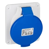 Schneider 3x32A Eğik Makine Prizi 230 Volt Monofaze IP 44 PKF32F423 - 1
