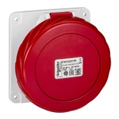 Schneider 5x32A Düz Makine Prizi 380 Volt Trifaze IP 67 PKF32G735 - 1