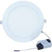 Borled 12w Beyaz Işık Slim Led Panel 6500k Yuvarlak Alüminyum Kasa BL-S1-2012 - 1