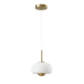 Apliqa Tres Tekli 7 Watt 3000K Eskitme Beyaz Camlı Led Sarkıt Avize thumbnail 2