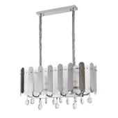 Apliqa Madera 80'Lik Krom Füme Camlı Kristal Taşlı Avize thumbnail 3