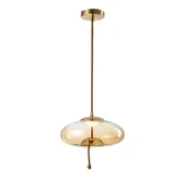 Apliqa Niora Tekli 5 Watt 3000K Eskitme Bal Camlı Led Sarkıt Avize thumbnail 2