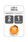 Tunçmatik 1000VA / 600W Lite II Line İnteractive UPS Güç Kaynağı TSK5208 thumbnail 4