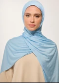 Rabia Z - Bebe Mavi Jarsey Şal - 2