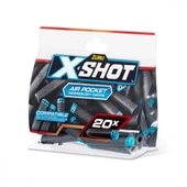 X Shot Excel 20’li Yedek Sünger Dart Paketi | 8 Yaş ve Üzeri Çocuklar İçin Ekstra Atış Gücü ve Uzun - 5