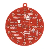 DC 3V LED Işıklı Yılbaşı Ağacı Dekorasyon NE555 Hobi Devresi DIY Lehimleme Kiti - Demonte(Montesiz) thumbnail 5