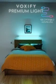 Voxify Uzaktan Kumandalı Çok Renkli RGB Led Lamba & Lambader Yatak Üstü - Tv Yanı - Oturma Odası , Ambiyans - 5