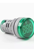 Maroces 22mm Dijital Voltmetre 20v 500v Arası Ac 220v Ac Yeşil - 1