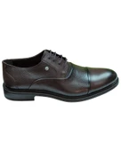 Nevzat Öge 088-Poli Erkek Kahve (40-44) Deri Klasik Ayakkabı - 1