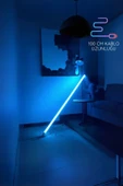 Voxify 1 Metre Rgb Stick Led Light Loş Ambiyans Uzaktan Kumandalı Işık Lamba Ampül Aydınlatma Çok Renkli - 2