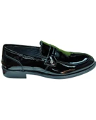 Nevzat Öge 0114-Neolit Erkek Siyah Rugan (40-44) Deri Klasik Ayakkabı - 1