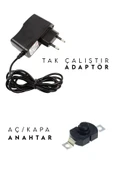 Voxify 5 Metre Mutfak Tezgah Altı Led Aydınlatma Adaptörlü Tak Çalıştır Aydınlatmalı Şerit Led Beyaz Işık - 3
