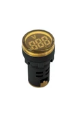 ISISO AD136-22DSV-S 24-450V AC Voltmetre - Sarı - 1