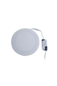 Justled 12w Sıva Altı Yuvarlak Led Panel Spot Beyaz Işık Driverli Iç Çapı 15cm Dış Çapı 17cm - 1