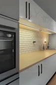 Voxify Mutfak Dolap Raf Masa Tezgah Altı Led Işık Aydınlatma Bar Aç Kapa Yapışkanlı 50 Cm - 3200K Günışığı - 3