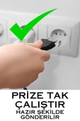 ECONA 12v Amber Neon Led 5 Metre Prize Tak Çalıştır Esnek Neon Led Aydınlatma Neon Şerit Led - 3