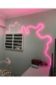 Pembe Renk 12v Neon Led (5 METRE) thumbnail 1