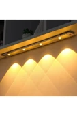 sekizgen led 1 Adet 60 Cm Hareket Sensörlü 3 Renk Usb Şarj Dim Edilebilir Taşınablir Mutfak Gece Lambası Cabinet - 3