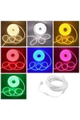 ECONA Neon Esnek Şerit Led 5 Metre Gün Işığı + 220 Volt Fiş - 3
