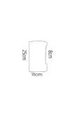 ECONA ECN-5024 24W Oval Dekoratif Dış Mekan Aplik Günışığı - 3