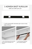 sekizgen led 1 Adet 60 Cm Hareket Sensörlü 3 Renk Usb Şarj Dim Edilebilir Taşınablir Mutfak Gece Lambası Cabinet - 7