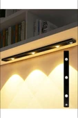 Cata Hareket Sensörlü - Dekoratif Gece Lambası - Usb Şarjlı Led Aydınlatma Siyah Kasa 40cm Şarjlı Dolap L - 1
