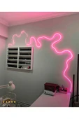 Adal Pembe Renk 12v Neon Led (5 METRE) thumbnail 5