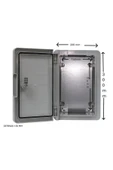 Akiş 200 X 300 X 130 Opak Kapaklı Abs Elektrik Dağıtım Panosu Ip65 - 1