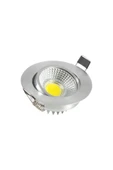 özmr lighting Garra Cob Krom Kasa Beyaz Işık Trafolu 5 Watt Led Spot Armatür (1 ADET) - 1