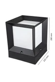 Fasel Fulltech Dekoratif Kare Küp Set Üstü Bahçe Aydınlatma Armatürü - Set Üstü Dekoratif Aplik - 5