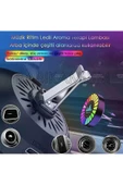 Rgb Sese Duyarlı Ritim Animasyonlu Müzik Ekolayzer 22 Ledli Şarjlı Kokulu Led Disk - 3