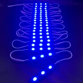 10 Adet 5 Watt MAVİ Işık IP65 Modül Led, 10 Adet Magnetli, Çok Kaliteli Kırmızı Işık Modül Led - 2