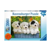 127658 Cuddly Puppies 200 parça XXL Ravensburger Puzzle - 1