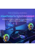Rgb Sese Duyarlı Ritim Animasyonlu Müzik Ekolayzer 22 Ledli Şarjlı Kokulu Led Disk - 4