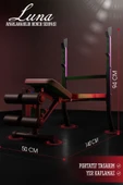Ayarlanabilir Mekik Bench Ağırlık Sehpası LUNA - 6