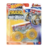 HYJ19 Hot Wheels Monster Trucks Power Smashers 1:64 Arabalar - 1