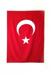 ZC Bayrak Türk Bayrağı 1000x1500 cm Raşel Kumaş Aplike Dikiş - 1