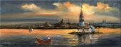Lona İstanbul Kız Kulesi Kanvas Tablo - 1